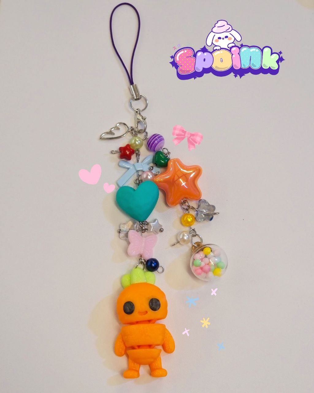 Spoink Collector’s Drop – Soda Pop Jiggly Keychain (Kpop Demon Slayer) - Spoink SG